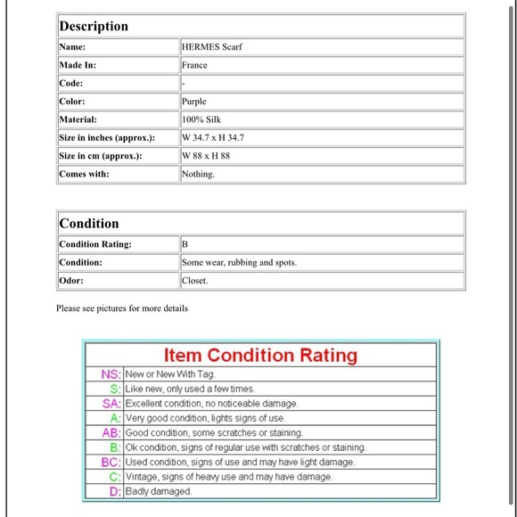 Hermes Gold and Purple Silk Scarf with Equestrian Design - Picture 11 of 11